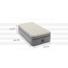 INTEX Matelas PRIME COMFORT FIBER TECH 99x191 - Gonflable - Fermeté r