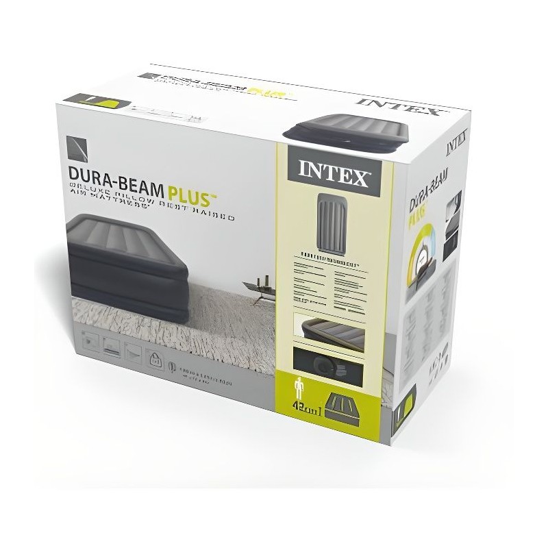 Matelas gonflable Intex - 1 Personne - 100 x 190 cm