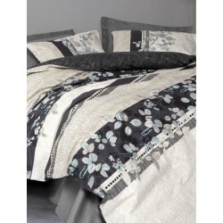 Parure de lit - 1 housse de couette 220 x 240 cm + 2 taies d'oreiller
