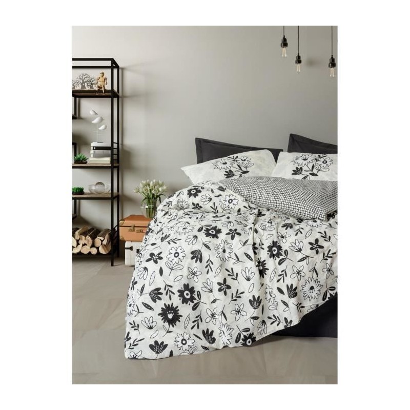 Parure de lit - 1 housse de couette 220 x 240 cm + 2 taies d'oreiller Parure de lit - 1 housse de couette 220 x 240 cm + 2 taies d'oreiller
