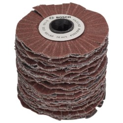 Cylindre abrasif Bosch - (Grain 120, Largeur Rouleau 60mm, Souple, Acc