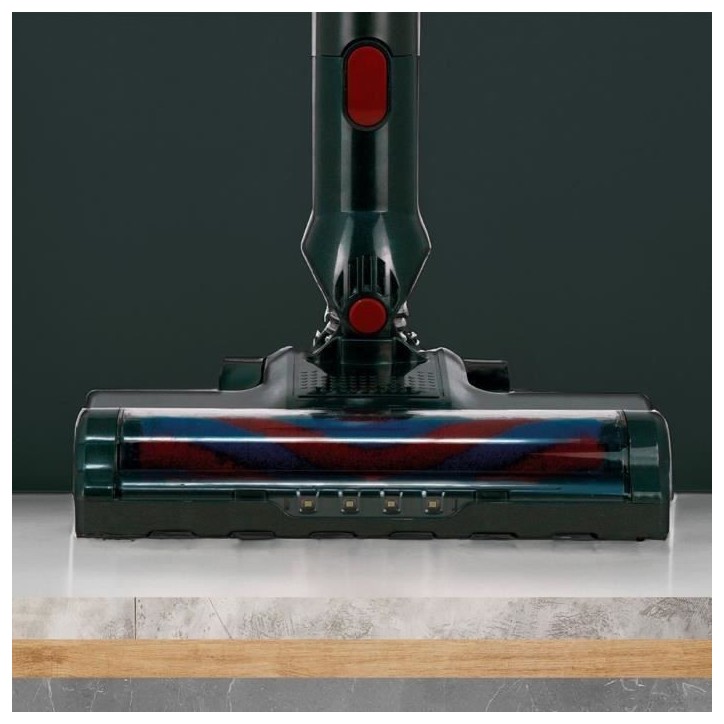 Aspirateur Balai sans fil - JOCCA - 150 W - 0,6 L - Gris / Rouge