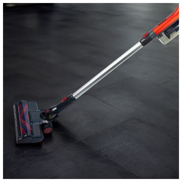 Aspirateur Balai sans fil - JOCCA - 150 W - 0,6 L - Gris / Rouge