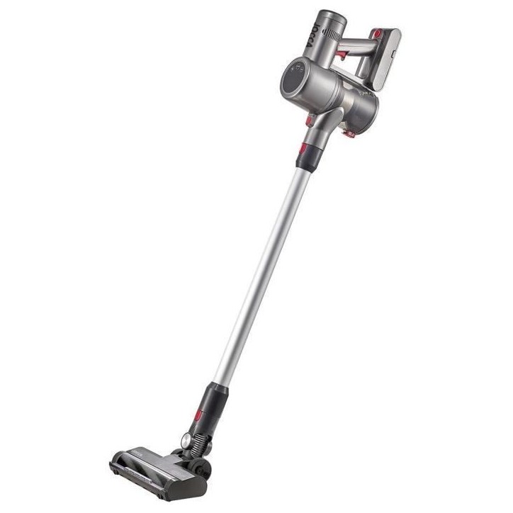 Aspirateur Balai sans fil écran tactile - JOCCA - 8000 Pa - 55 minutes - 0,7 L - Gris Aspirateur Balai sans fil écran tactile - JOCCA - 8000 Pa - 55 minutes - 0,7 L - Gris