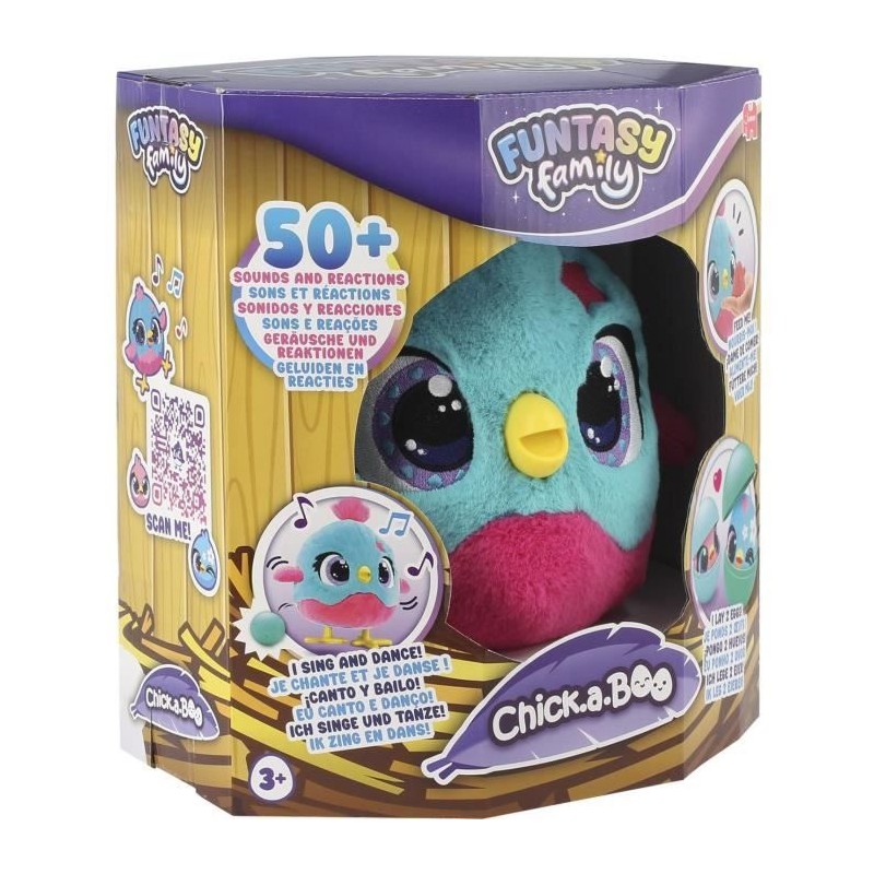 Chick-A-Boo - Peluche intéractive - JUMBO - FUNTASY FAMILY - Des 3 an Chick-A-Boo - Peluche intéractive - JUMBO - FUNTASY FAMILY - Des 3 an