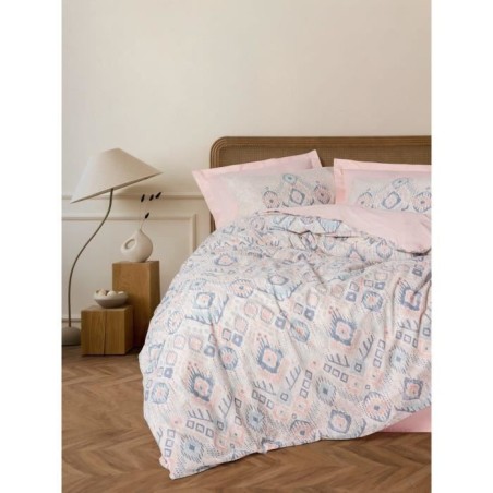 Parure de lit - 1 housse de couette 220 x 240 cm + 2 taies d'oreiller