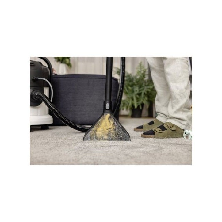 Shampouineuse Karcher SE 4- aspirateur injecteur extracteur - Puissance 1000W- double réservoir 2x4L- détacheur tapis moquette