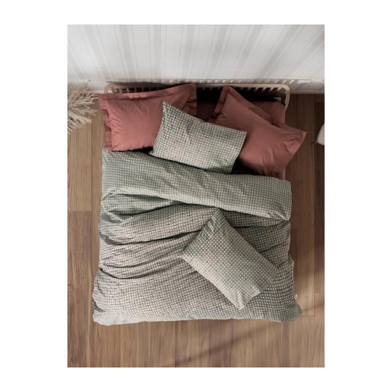 Parure de lit - 1 housse de couette 220 x 240 cm + 2 taies d'oreiller Parure de lit - 1 housse de couette 220 x 240 cm + 2 taies d'oreiller