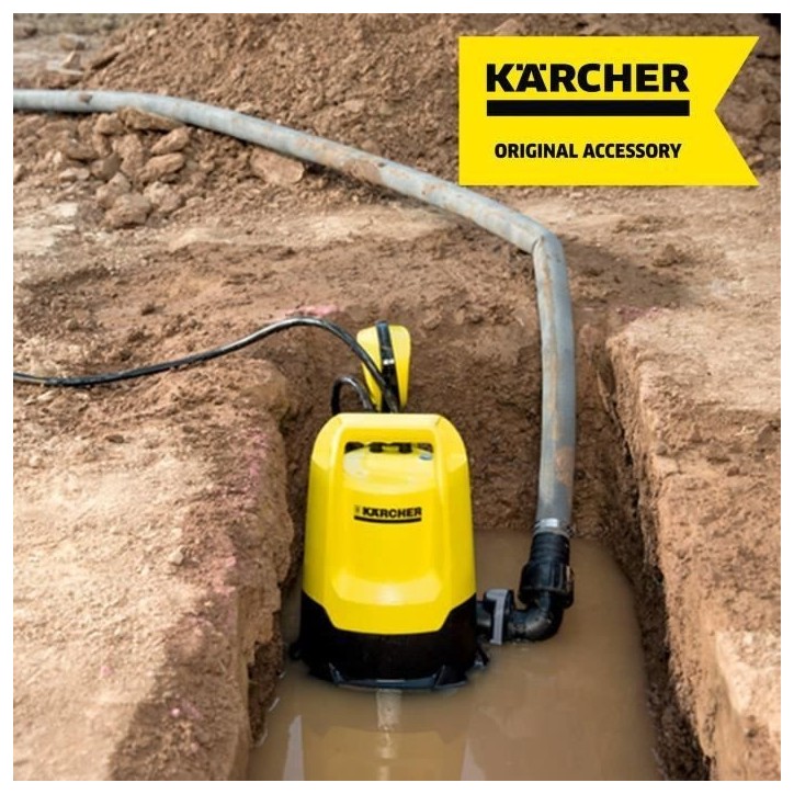 Kit tuyau plat en textile - KARCHER - 10 m x Ø 1''1/4 (32 mm) - Pratique - Débit élevé