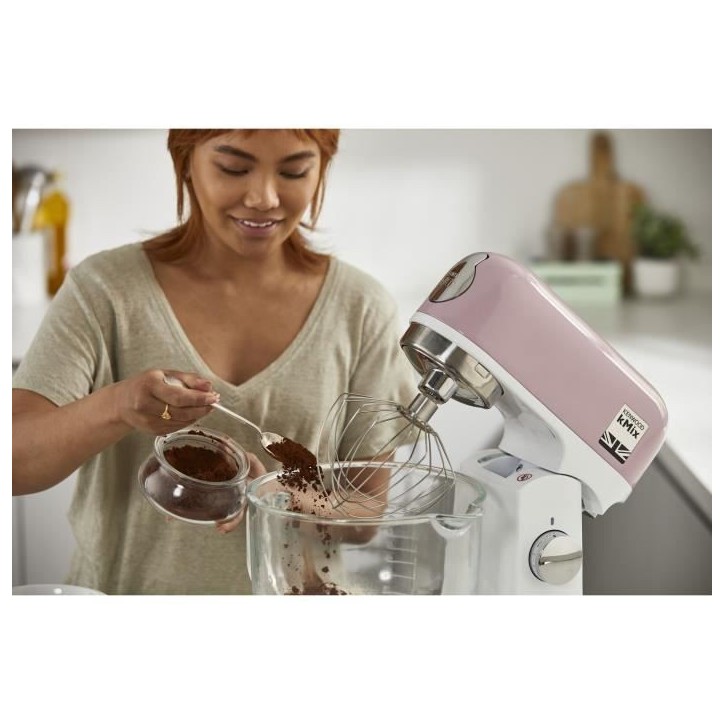 Robot pâtissier multifonction kMix KENWOOD KMX754PP - Moteur professionnel 1000W - 2 sorties pour accessoires - Bol en verre 5L Robot pâtissier multifonction kMix KENWOOD KMX754PP - Moteur professionnel 1000W - 2 sorties pour accessoires - Bol en verre 5L