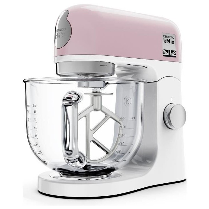 Robot pâtissier multifonction kMix KENWOOD KMX754PP - Moteur professionnel 1000W - 2 sorties pour accessoires - Bol en verre 5L Robot pâtissier multifonction kMix KENWOOD KMX754PP - Moteur professionnel 1000W - 2 sorties pour accessoires - Bol en verre 5L