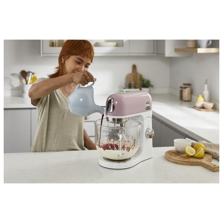 Robot pâtissier multifonction kMix KENWOOD KMX754PP - Moteur professionnel 1000W - 2 sorties pour accessoires - Bol en verre 5L Robot pâtissier multifonction kMix KENWOOD KMX754PP - Moteur professionnel 1000W - 2 sorties pour accessoires - Bol en verre 5L