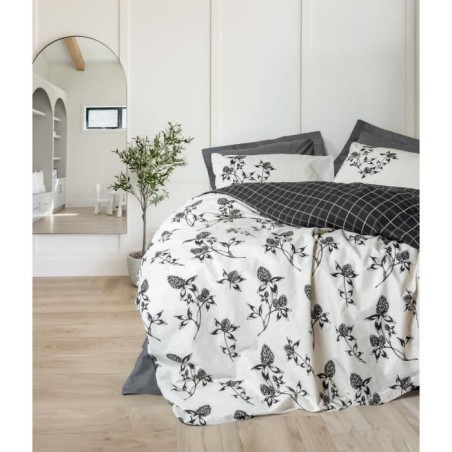 Parure de lit - 1 housse de couette 220 x 240 cm + 2 taies d'oreiller