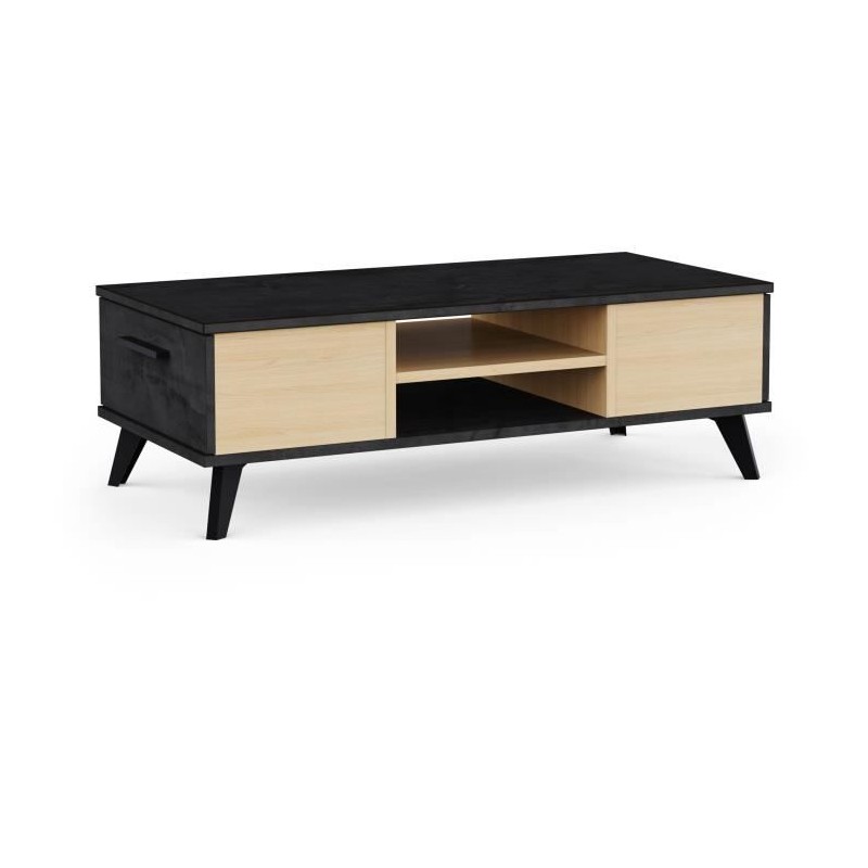 Table basse - KENT - Rectangulaire - Chene de file / Sidewalk - 2 tiro