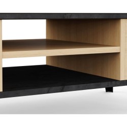 Table basse - KENT - Rectangulaire - Chene de file / Sidewalk - 2 tiro