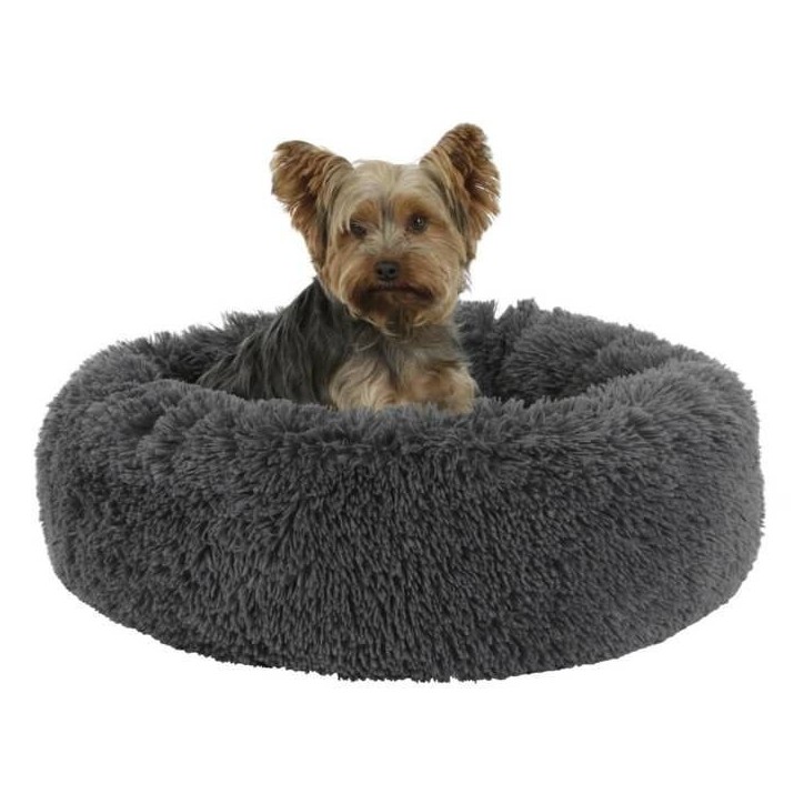 Corbeille - KERBL - Fluffy - Ø60 x 18 cm - Gris