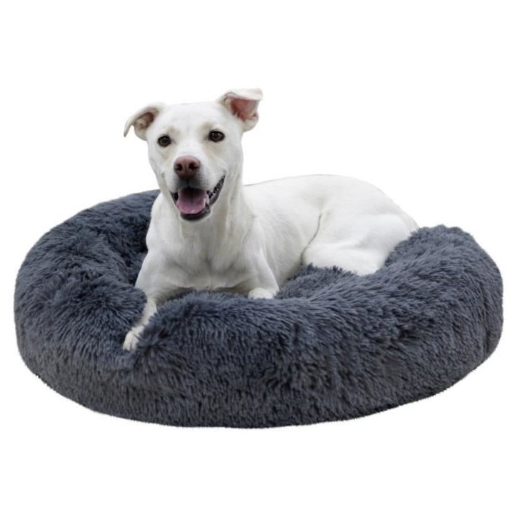 Corbeille - KERBL - Fluffy - Ø76 x 19 cm - Gris