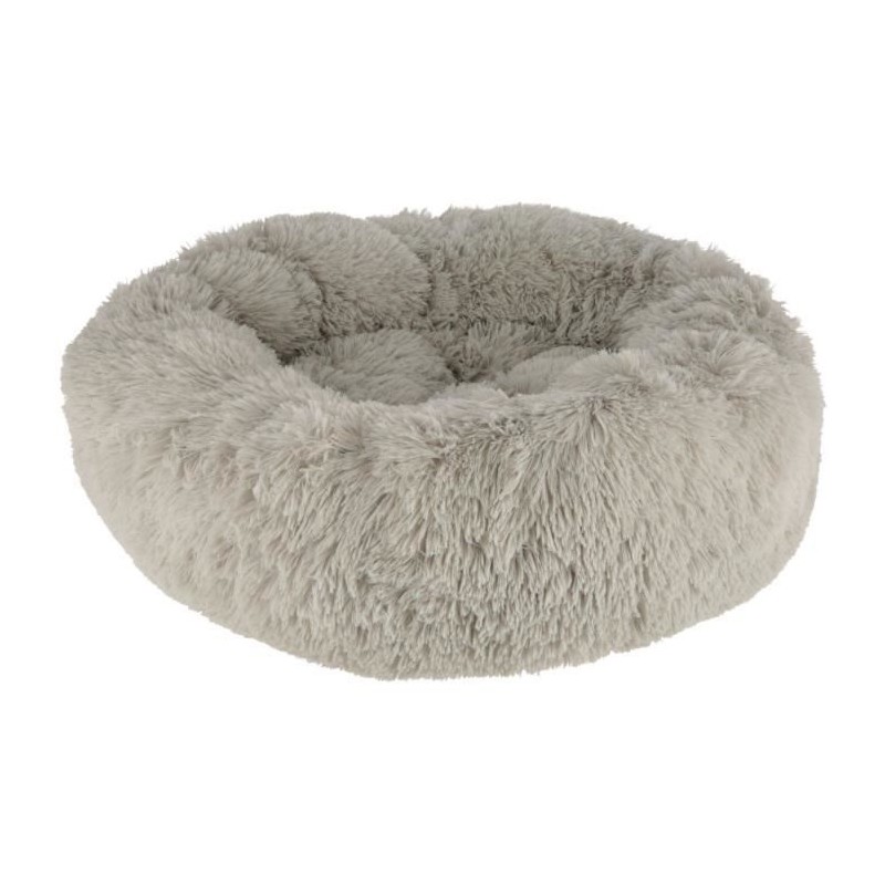 Corbeille - KERBL - Fluffy - Ø60 x 18 cm - Gris clair