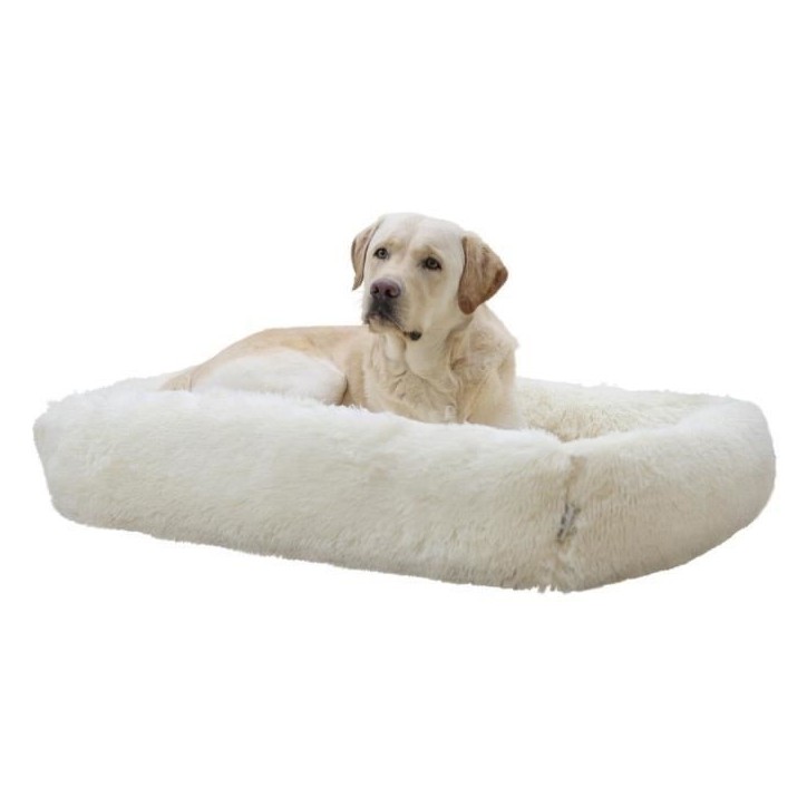 Corbeille - KERBL - Fluffy - 100 x 70 cm - Creme