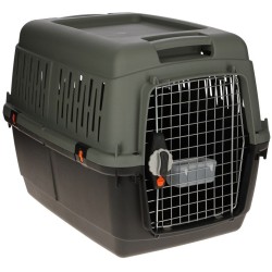 Box de transport - KERBL - Eco - Gris/vert - 70 × 50 × 51,5 cm