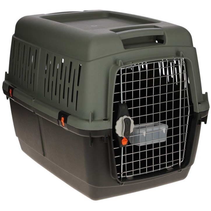 Box de transport - KERBL - Eco - Gris/vert - 70 × 50 × 51,5 cm Box de transport - KERBL - Eco - Gris/vert - 70 × 50 × 51,5 cm