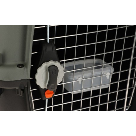 Box de transport - KERBL - Eco - Gris/vert - 70 × 50 × 51,5 cm