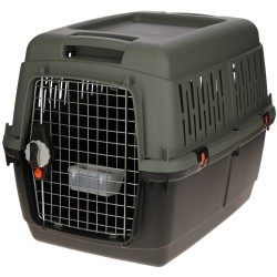 Box de transport - KERBL - Eco - Gris/vert - 70 × 50 × 51,5 cm