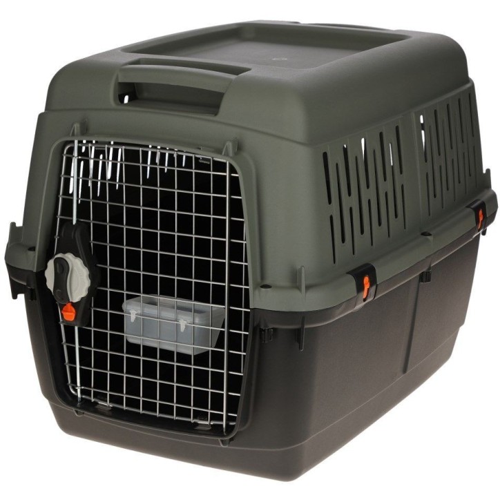 Box de transport - KERBL - Eco - Gris/vert - 70 × 50 × 51,5 cm Box de transport - KERBL - Eco - Gris/vert - 70 × 50 × 51,5 cm