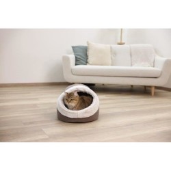 KERBL - Igloo pour chats - JANA - 43 x 54 x 35 cm - Marron