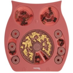 Jeu de réflexion/apprentissage - KERBL - Owl - 30 x 28 cm - Saumon et