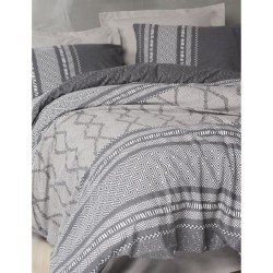 Parure de lit - 1 housse de couette 220 x 240 cm + 2 taies d'oreiller
