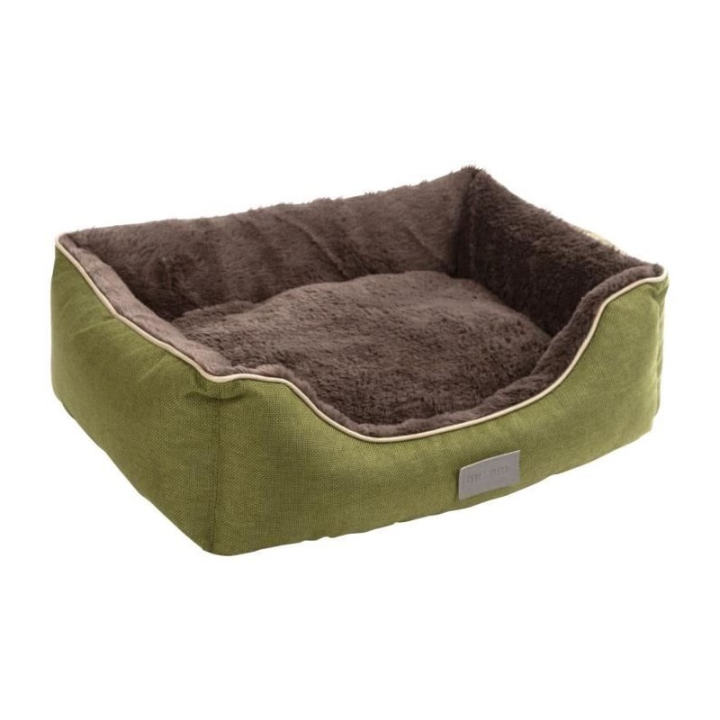 KERBL - Panier / Coussin - Samuel - Gris/Gris foncé - 60 x 50 x 17cm