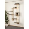 Arbre a chat mural - H. 185 cm - Dolomit XL Tofana - KERBL - Gris