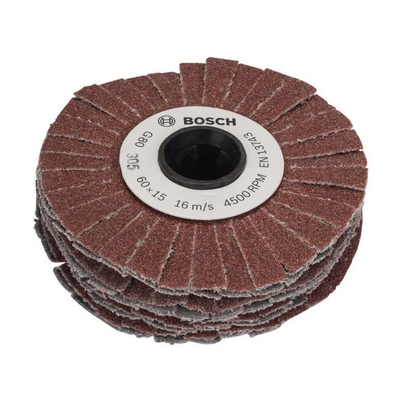 Cylindre abrasif Bosch - (Accesssoire pour Texoro, Grain 80, Largeur 1 Cylindre abrasif Bosch - (Accesssoire pour Texoro, Grain 80, Largeur 1