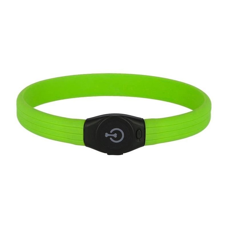 Collier LED - KERBL - Maxi Safe - 65 cm - 10 mm - Vert Collier LED - KERBL - Maxi Safe - 65 cm - 10 mm - Vert