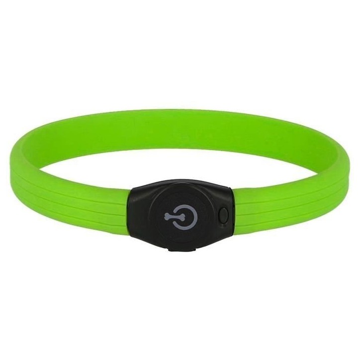 Collier LED - KERBL - Maxi Safe - 65 cm - 10 mm - Vert Collier LED - KERBL - Maxi Safe - 65 cm - 10 mm - Vert