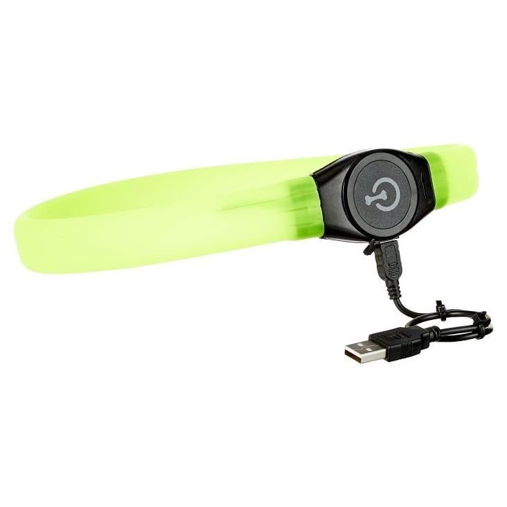 Collier LED - KERBL - Maxi Safe - 65 cm - 10 mm - Vert Collier LED - KERBL - Maxi Safe - 65 cm - 10 mm - Vert