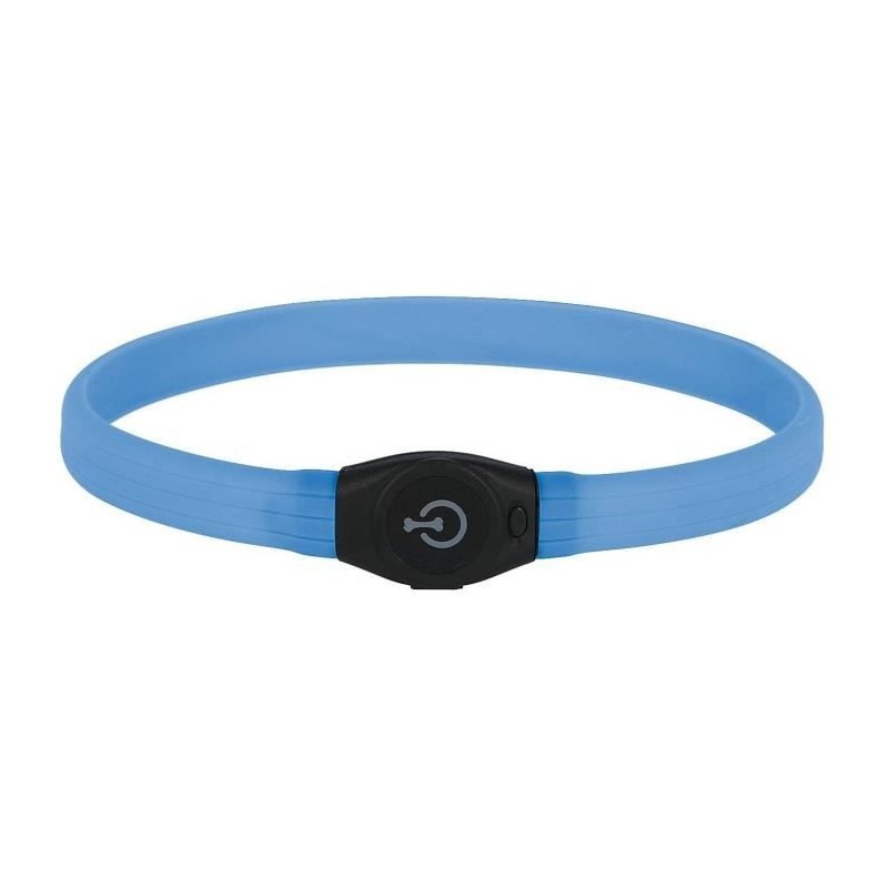 Collier LED - KERBL - Maxi Safe - 65 cm - 10 mm - Bleu