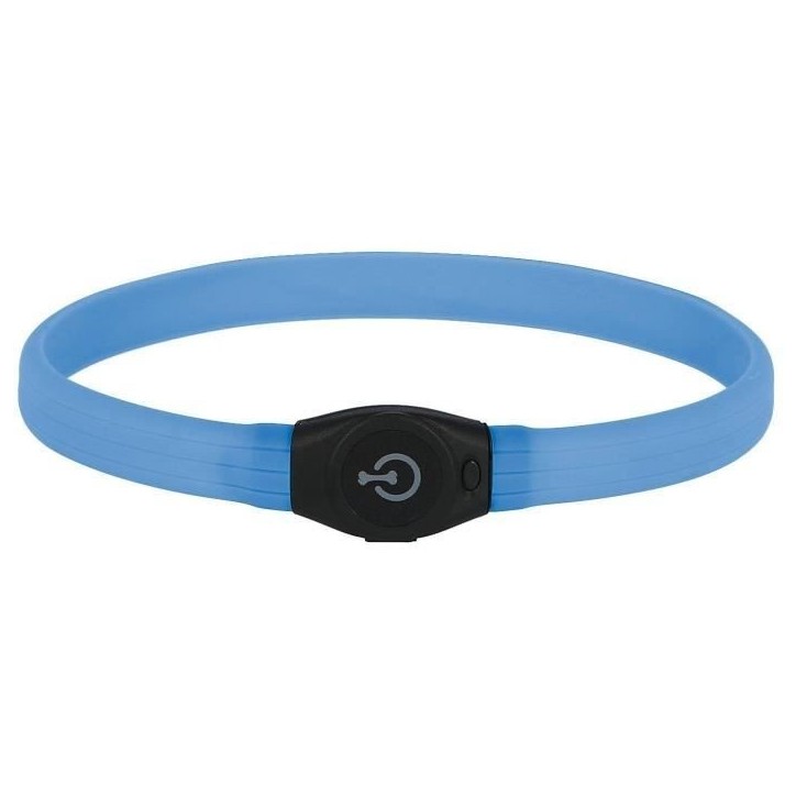 Collier LED - KERBL - Maxi Safe - 65 cm - 10 mm - Bleu