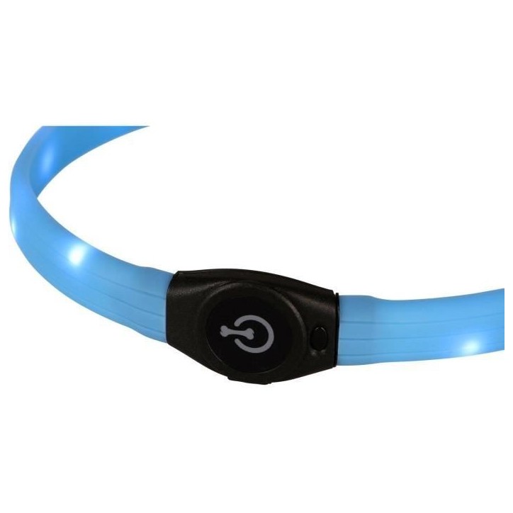 Collier LED - KERBL - Maxi Safe - 65 cm - 10 mm - Bleu