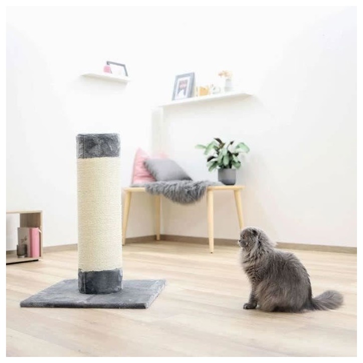 KERBL - Poteau griffoir tronc Opal Ultra 80 cm Gris