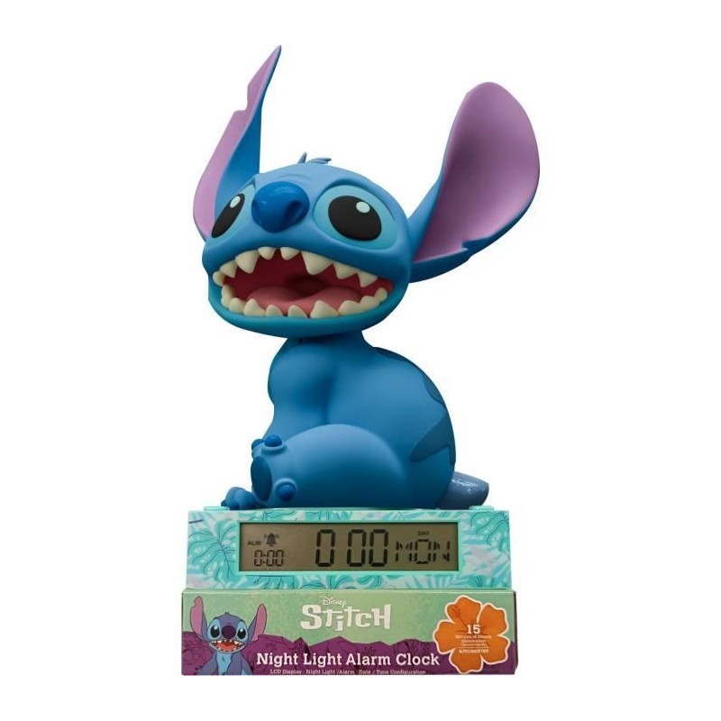Réveil figurine 3D Stitch - KIDS LICENSING - LAS3055 Réveil figurine 3D Stitch - KIDS LICENSING - LAS3055