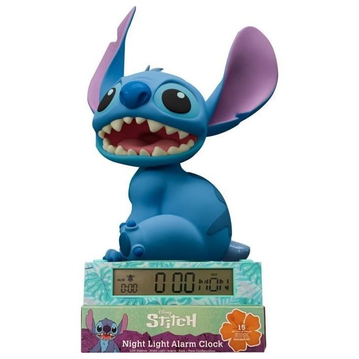 Réveil figurine 3D Stitch - KIDS LICENSING - LAS3055