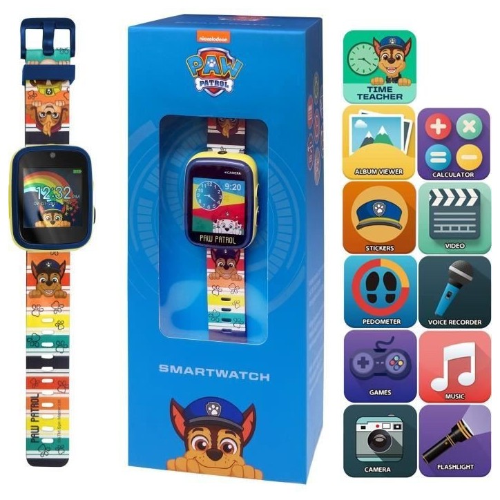 Montre interactive - KIDS LICENSING - PW19836 - Digital et analogique - 6 jeux - Autonomie 2 semaines