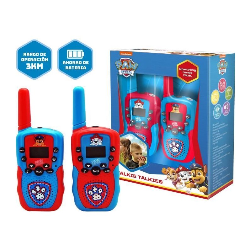 Talkie walkie Paw Patrol - KIDS LICENSING - PW19915 Talkie walkie Paw Patrol - KIDS LICENSING - PW19915
