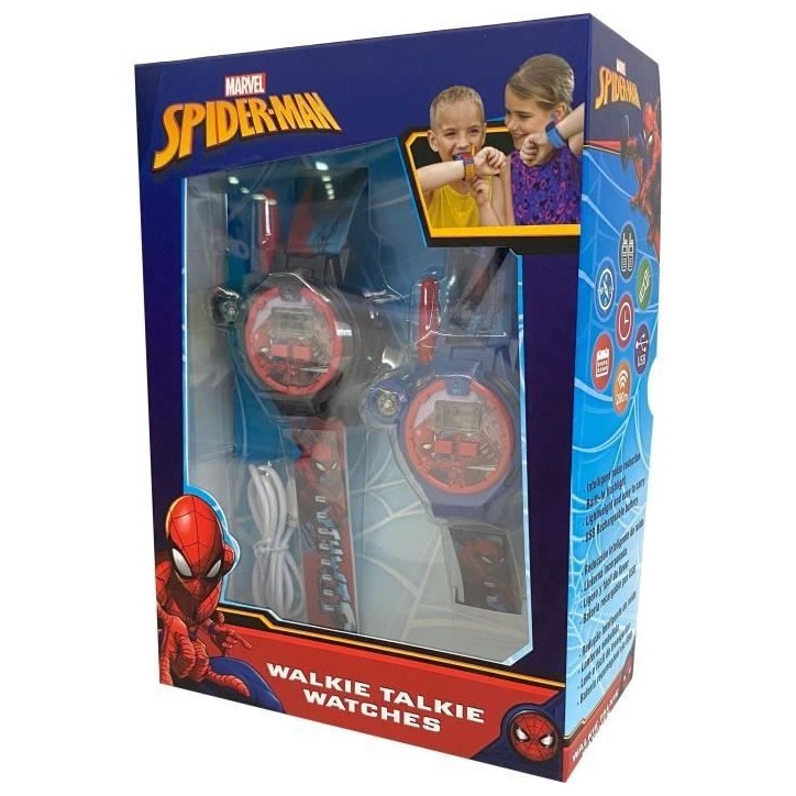 Montre 2 en 1 Talkie WALKIE Spiderman - KIDS LICENSING - SPD40156