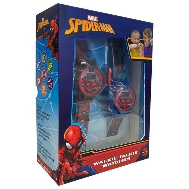 Montre 2 en 1 Talkie WALKIE Spiderman - KIDS LICENSING - SPD40156