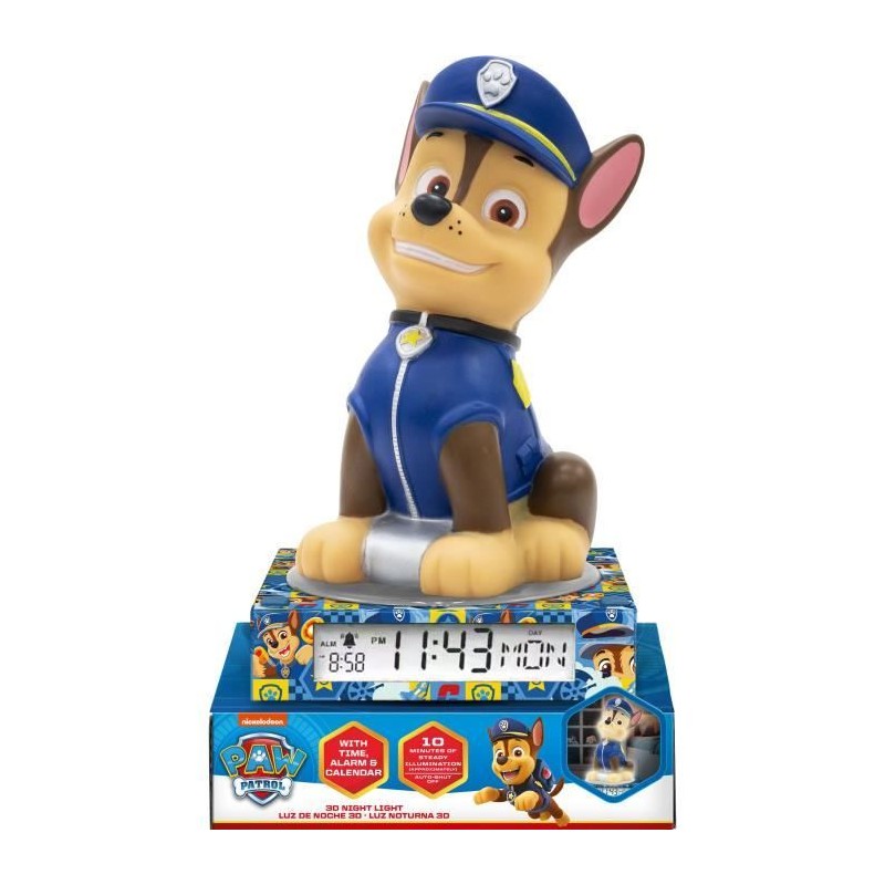 Réveil figurine 3D Paw Patrol - KIDS LICENSING - PW19972 Réveil figurine 3D Paw Patrol - KIDS LICENSING - PW19972