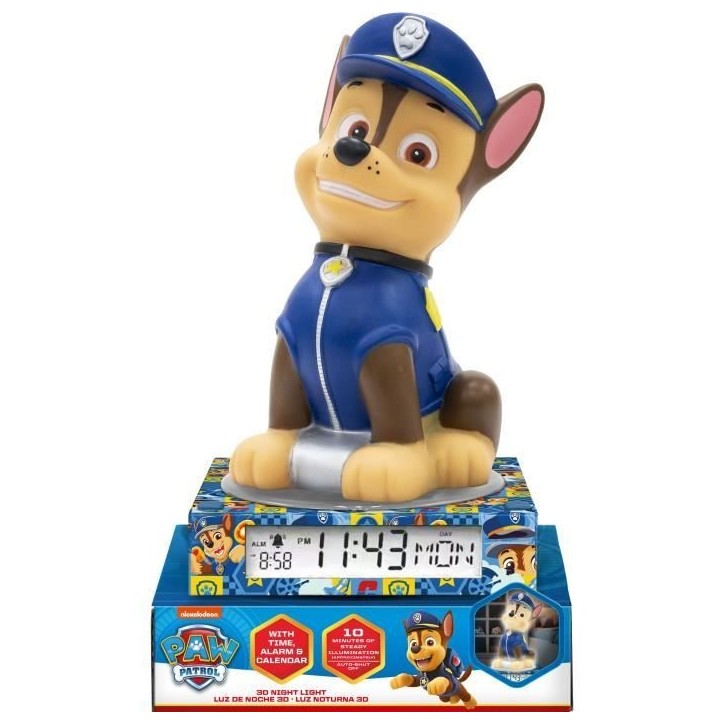 Réveil figurine 3D Paw Patrol - KIDS LICENSING - PW19972
