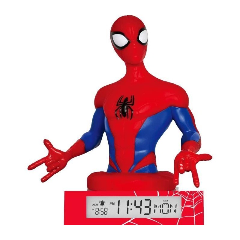 Réveil figurine 3D Spiderman - KIDS LICENSING - SPD3621 Réveil figurine 3D Spiderman - KIDS LICENSING - SPD3621